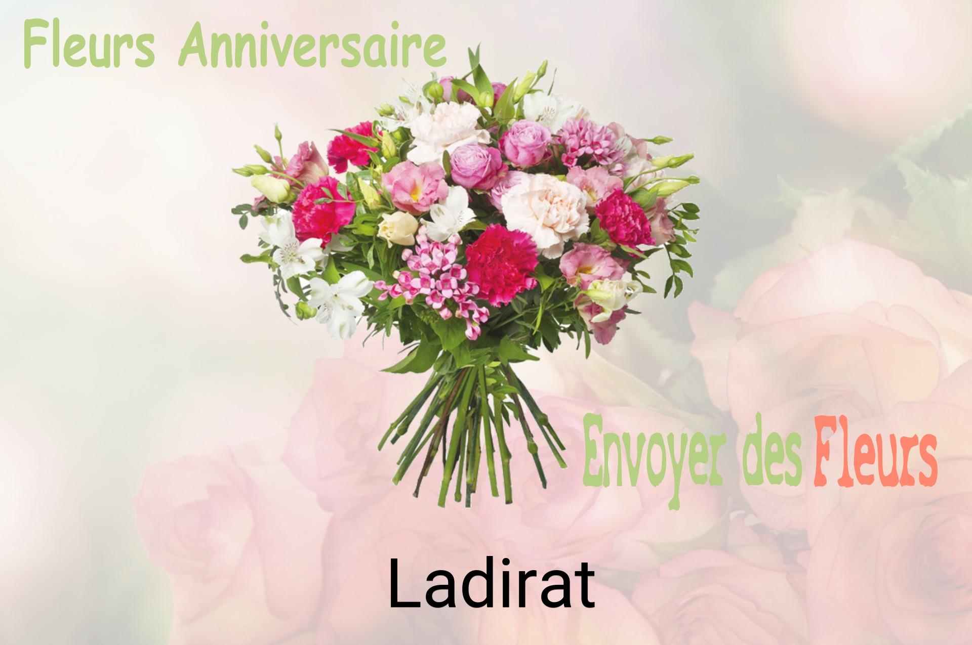 Bouquet de fleurs d’anniversaire livré à Ladirat